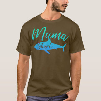 MAMA SHARK TFunny Mama Mommy Gift Gag Spaß Lover J T-Shirt