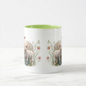 Mama Sheep mit Lamb-Tasse Tasse (Zentrum)