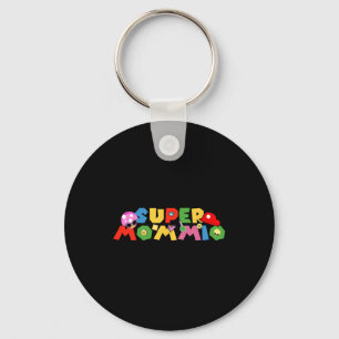 Mama Shirt Super Gamer Mommio Funny Geschenk für M Schlüsselanhänger