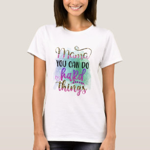 MAMA Sie können harte Dinge tun Retro T-Shirt
