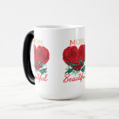 Mama, Sie machen das Leben schön - Morphing Tasse (Vorderseite Links)