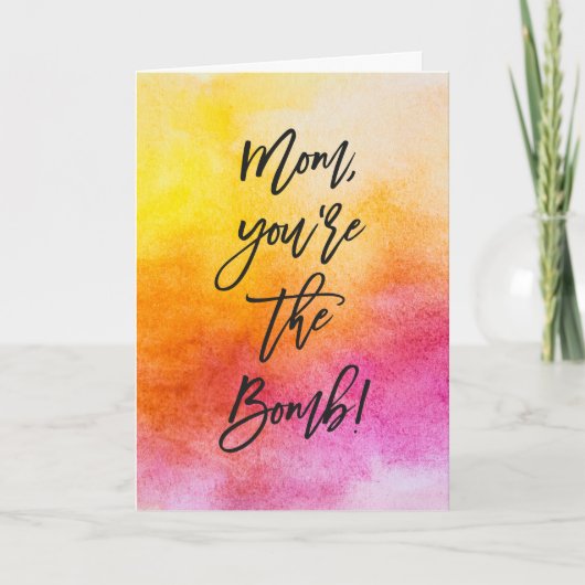 Mama Sie sind der Muttertag der Bombe Karte (Vorderseite)