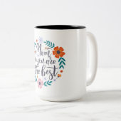 Mama Sie sind die Besten Zweifarbige Tasse (VorderseiteRechts)