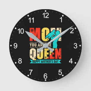 Mama Sie sind die Königin-67761 Runde Wanduhr