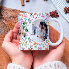 Mama Sie sind die Wildblume: Personalisierte Foto Kaffeetasse