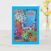 **MAMA** SIE SIND "LIEBT" GLÜCKLICH GEBURTSTAG KARTE (Gelbe Blume)