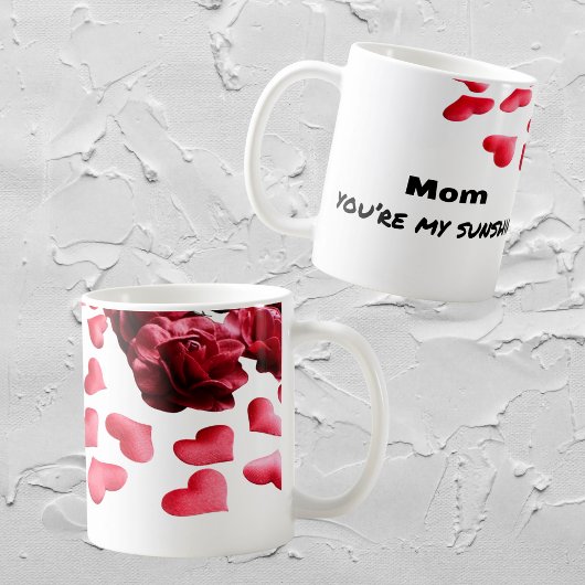 "Mama Sie sind mein Sonnenschein" Niedliche Tasse