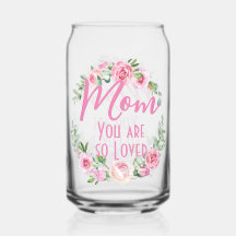 Mama Sie sind so liebt Blumenreath Rose