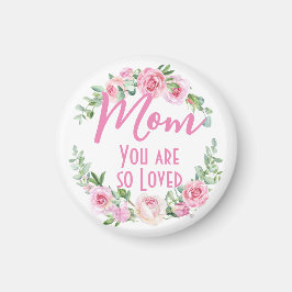 Mama Sie sind so liebt Blumenreath Rose Magnet