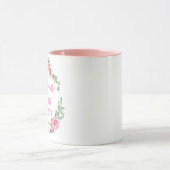 Mama Sie sind so liebt Blumenreath Rose Tasse (Zentrum)