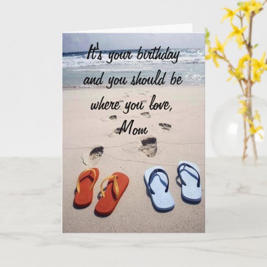 **MAMA** SIE VERDIENEN DAS GESCHMACK IHRES HERZES. KARTE (Gelbe Blume)