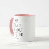 Mama Sie waren die richtigen Mütter Tag Personalis Tasse (Vorderseite Links)