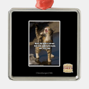 Mama! Silbernes Ornament