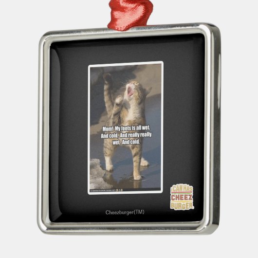 Mama! Silbernes Ornament (Links)