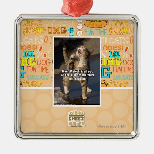 Mama! Silbernes Ornament (Vorne)