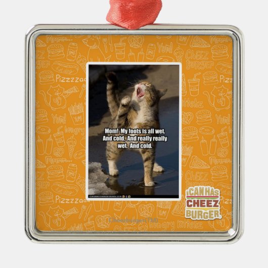 Mama! Silbernes Ornament (Vorne)