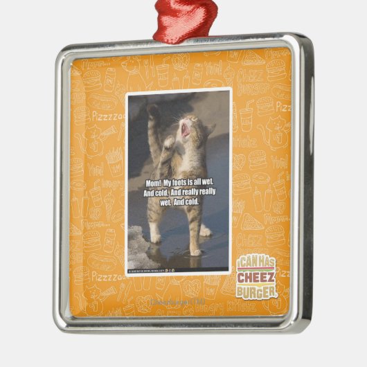 Mama! Silbernes Ornament (Links)