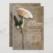 Mama - simply irreplaceable - vintage (Vorne/Hinten)