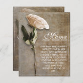 Mama - simply irreplaceable - vintage (Vorne/Hinten)