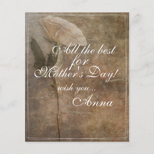 Mama - simply irreplaceable - vintage (Rückseite)