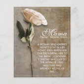 Mama - simply irreplaceable - vintage (Vorderseite)