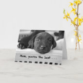 Mama, sind Sie… das beste Karte (Gelbe Blume)