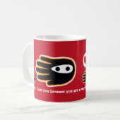 Mama sind Sie ein Krieger Kaffeetasse (Vorderseite Links)