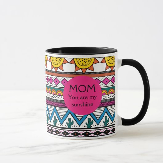 Mama sind Sie meine Sonnenschein-kundengerechte Tasse (Rechts)