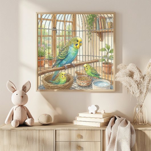 Mama Sittich und Kinderkinderstube Poster