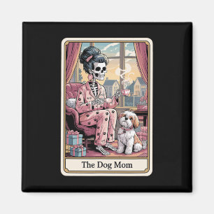 Mama Skeleton Tarot Card Funny Pate Lover Me Magnet