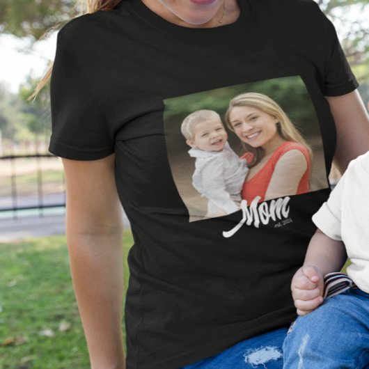 Mama - Skript-Foto eingerichtet T-Shirt