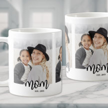 Mama: Skript-Foto-Geschenk eingerichtet