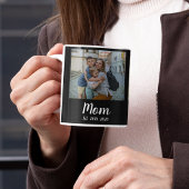 Mama Skript Schwarz 3 Foto Kaffeetasse