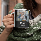 Mama Skript Schwarz 3 Foto Kaffeetasse