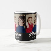 Mama Skript Schwarz 3 Foto Kaffeetasse (VorderseiteRechts)