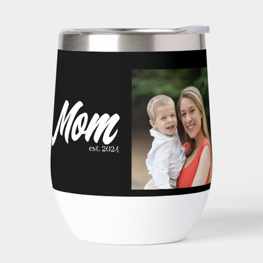 Mama: Skript-schwarzes Foto eingerichtet (Links)