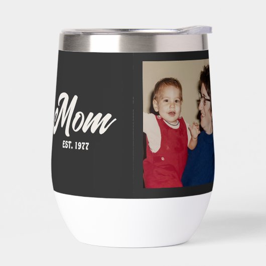 Mama: Skript-schwarzes Foto eingerichtet (Links)