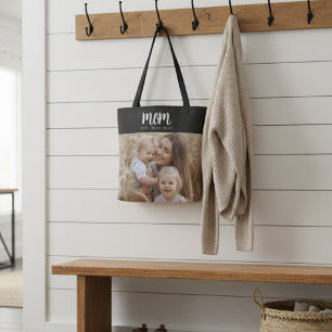 Mama: Skript-schwarzes Foto eingerichtet Tasche