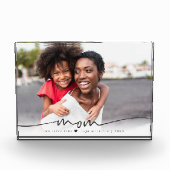 Mama Skriptüberlagerung | Wir Liebe Sie Fotoblock (Vorderseite)