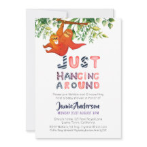 Mama SLOTH einfach nur um Blue Baby Boy herum