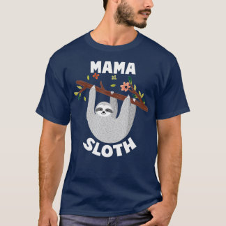 Mama Sloth Matching Family T-Shirt