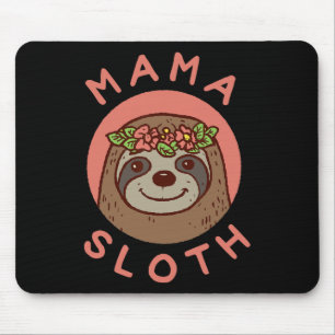 Mama Sloth Niedliches Geschenk von Son Daughter Mo Mousepad