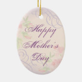 Mama Smooth Fox Terrier Keramik Ornament (Hinten)