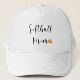Mama Softball Modernes Drehbuch Truckerkappe