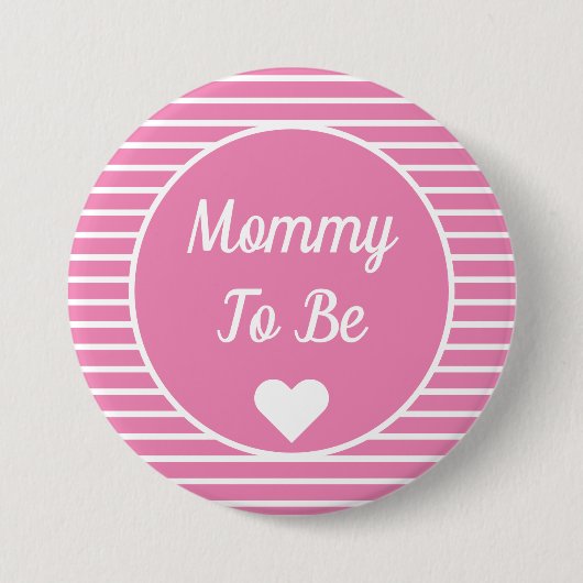 Mama soll Babyduschtaste sein Button (Vorderseite)