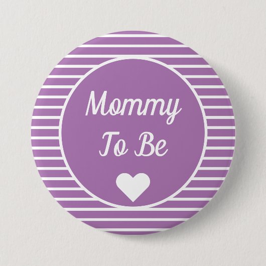 Mama soll Babyduschtaste sein Button (Vorderseite)
