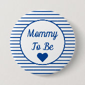 Mama soll Babyduschtaste sein Button (Vorderseite)