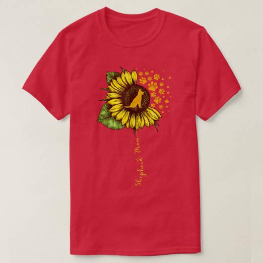Mama Sonnenblume Muttertag D T-Shirt (Design vorne)