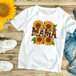 Mama Sonnenblumen Geschenk für Mama Muttertag Tren T-Shirt