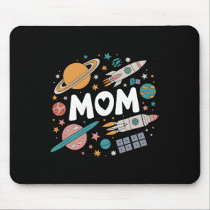 Mama Space Galaxy Mütter Tag Geburtstag Familiensp Mousepad